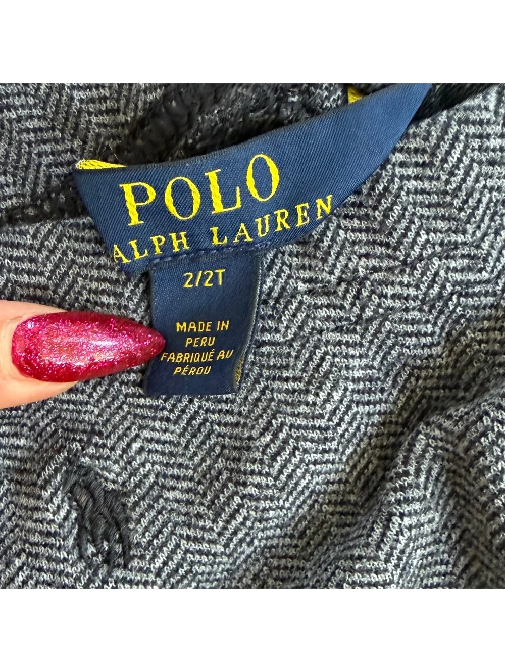 Polo Ralph Lauren Toddler Gray Riding Pants Size 2T